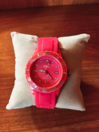 Reloj ohl rosa/rojo