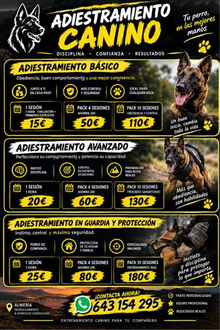 Adiestramiento canino