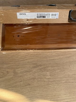 Perchero de pared IKEA marrón madera