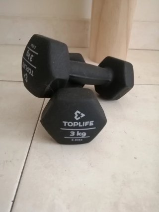 Set de 2 Mancuernas Toplife 3kg