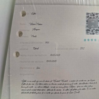 Confezione da 50 fogli per scheda libri A5
