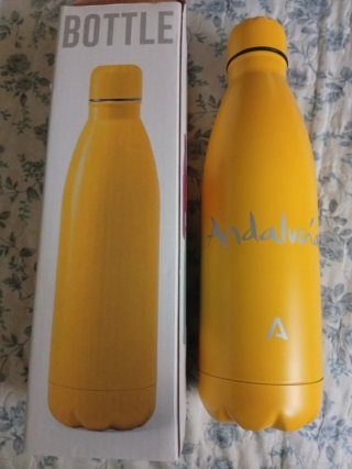 Botella de Metal Amarilla