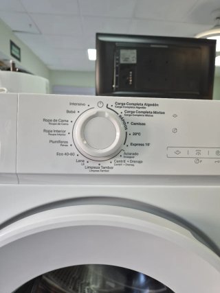 Indesit lavadora 8 kg 1400 rpm Push&Go blanca