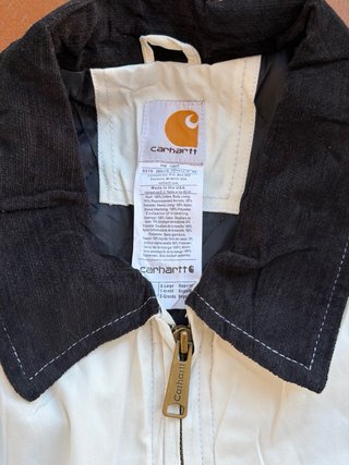 Chaqueta Carhartt Workwear Blanca y Negra