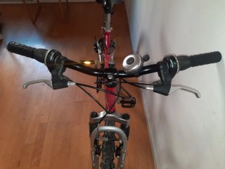 Bicicleta de Montaña Roja 24'