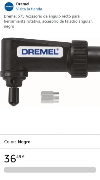 Dremel 575. Codo prolongador.