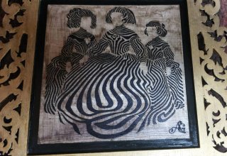 Cuadro Meninas 29x29 cm