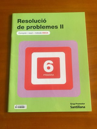 Resolución de problemas I y II 6o primaria CATALÀ