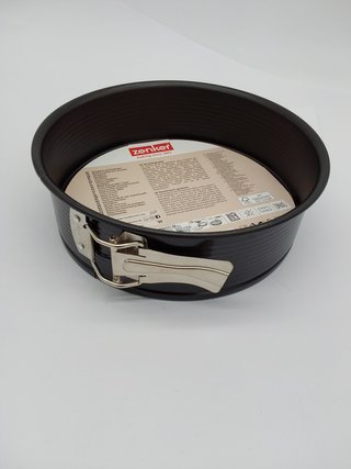 Zenker Black Metallic Molde Desmontable 20 cm 1 Fondo, Molde Reposteria, Molde Tarta o Molde Bizcoch