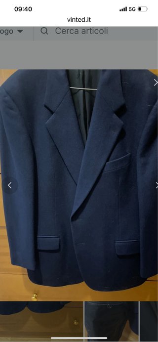Blazer Valentino Blu Scuro