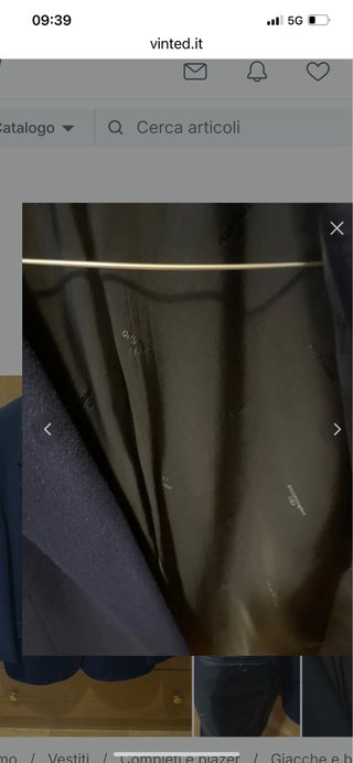 Blazer Valentino Blu Scuro