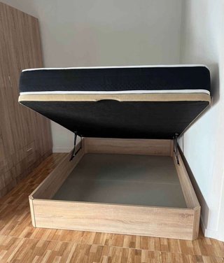Cama completa con canapé y colchón