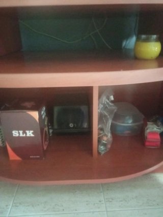 Mesa TV moderna con cajones