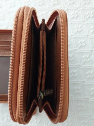 Cartera Monedero Misako Marrón