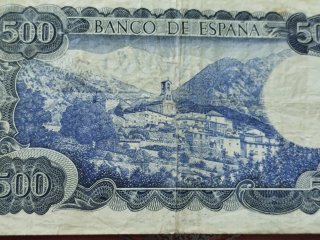 Billete 500 pesetas Banco de España 1971