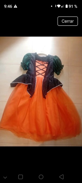vestido de haloween