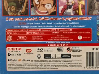 One Piece Film RED Blu-ray + 6 Carte Speciali