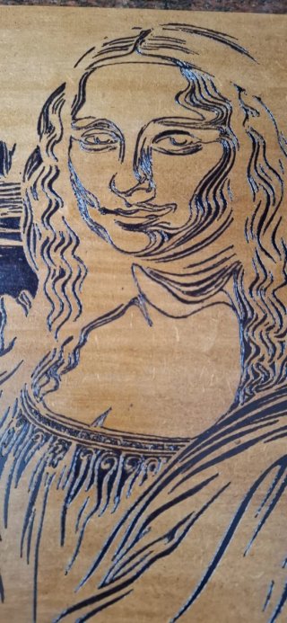 Cuadro Mona Lisa 30x30