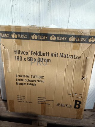 Cama de camping plegable - Tillvex