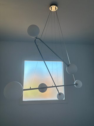 Lámpara de diseño colgante moderna, modelo Endo