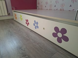 Cama infantil con cama nido