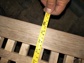 Mesa de madera maciza para jardín,terraza.