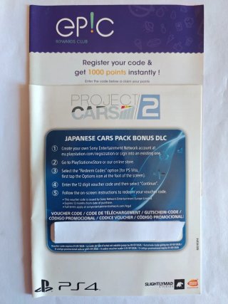 Project CARS 2 PS4 Steelbook Completo