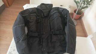 Chaqueta de Moto Touring Negra Talla L