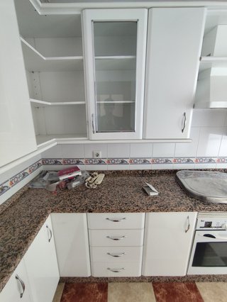 Muebles de Cocina Completos en L. Encimera Granito