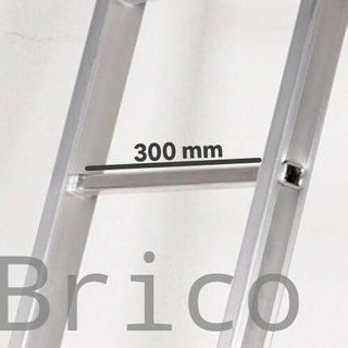 Escalera Telescópica Aluminio 6+6 Peldaños Teleflex
