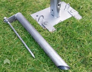Carpa Industrial 6x6m PVC Gris