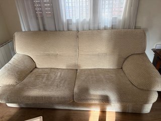 Sofá de Tela Beige