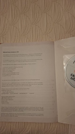 Lengua castellana y literatura 2 Bachillerato