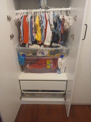 Armario IKEA PAX Blanco 75cm ancho 2,36 alto