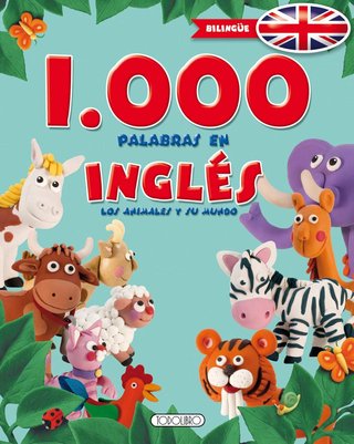 Libro 1.000 PALABRAS EN INGLÉS. LOS ANIMALES