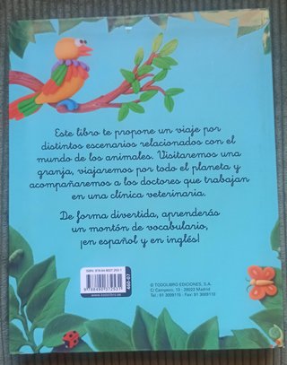 Libro 1.000 PALABRAS EN INGLÉS. LOS ANIMALES