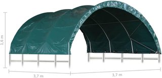 Carpa PVC Verde para Ganado 3,7x3,7m