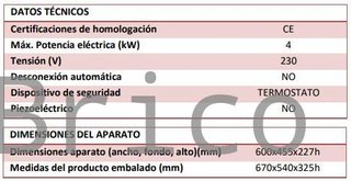 Plancha Eléctrica Acero Laminado Serie 100 - PLCE6100