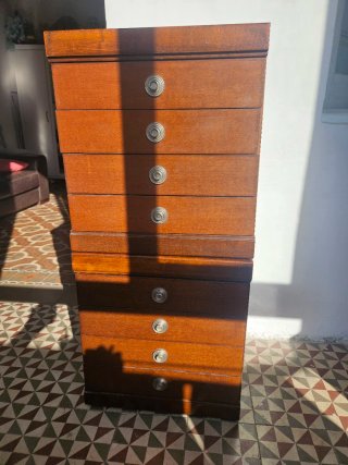 Mesita de de Noche de Madera de Haya