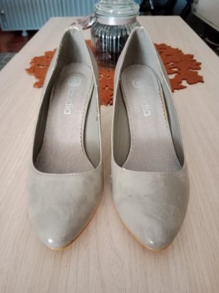 Zapatos de tacón Claudia grises Talla 36