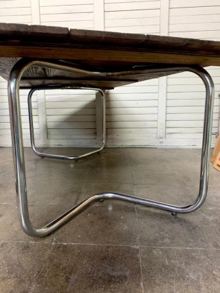 Mesa comedor Vintage Madera y Metal.