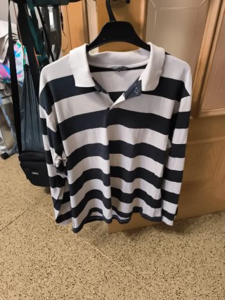 Polo de manga larga a rayas