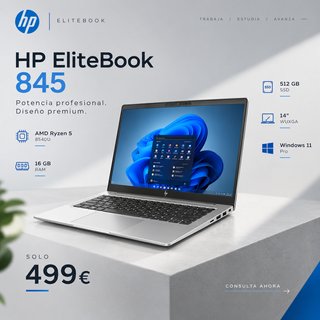 HP Elitebook 845 G11 - Ryzen 5, 16GB RAM, 512GB SS