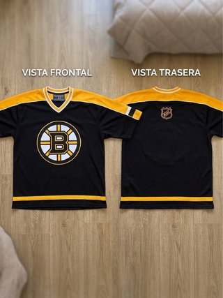 Camiseta Boston Bruins Negra y Amarilla