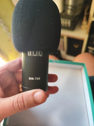 Micrófono Profesional Estudio Negro
