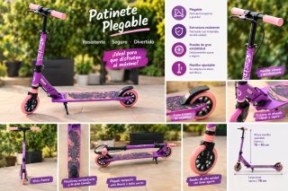 Patinete Oxelo MID5 Niños Freno Manillar
