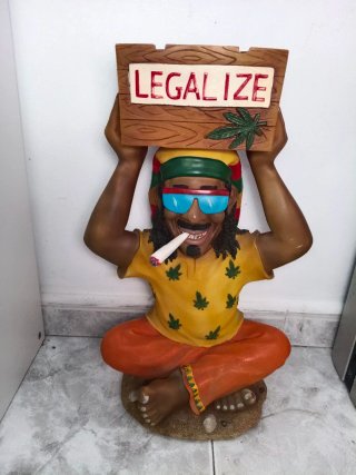Figura Decorativa Estilo Reggae