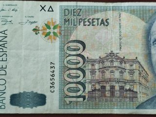 Billete 10000 Pesetas Banco de España 1992