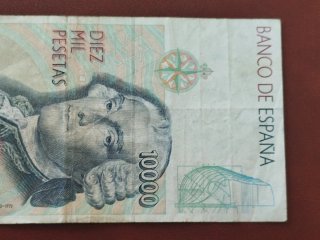 Billete 10000 Pesetas Banco de España 1992