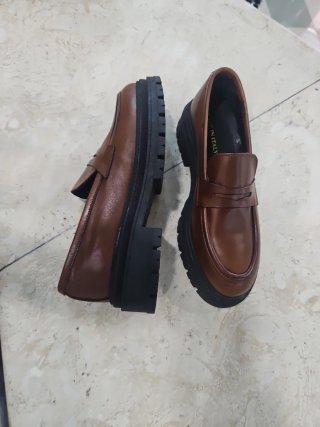 Mocassini donna marrone Made in Italy